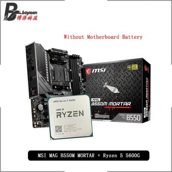 Amd Ryzen 5 5600G + MSI Mag B550M