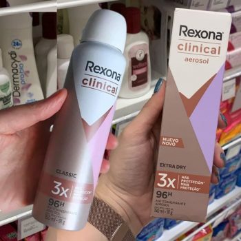 Antitranspirante Aerosol Rexona Clinical Classic 150ml (A embalagem pode variar)
