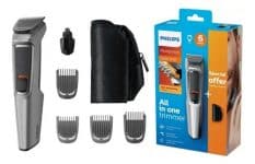 Aparador De Pelos Multigroom Com 6 Acessórios Mg3713/15 + Necessaire - Philips