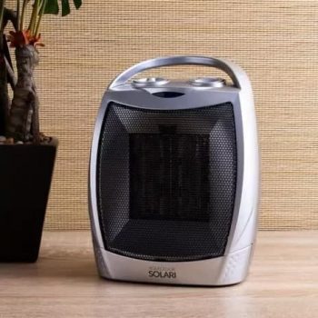 Aquecedor Elétrico Solari Cadence Preto 220V - ETNA