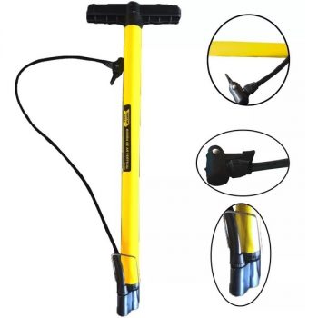 Bomba de Ar Manual para Piscina Pneu Bicicleta Moto Colchão