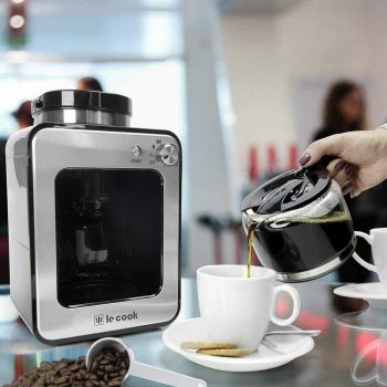 Máquina de Café Le Cook Gourmet Automática com Moedor LC1713 - Preto