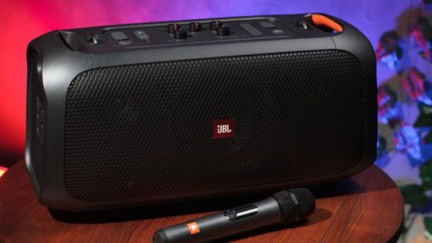 Caixa Bluetooth jbl Partybox On The Go com Potência de 50W - jblpartyboxgo