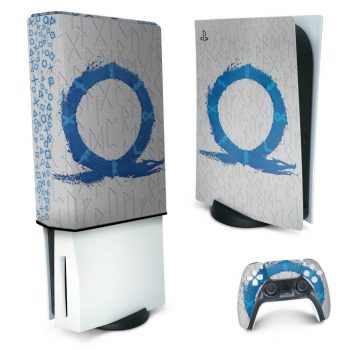 Capa Anti Poeira e Skin PS5 - God Of War Ragnarok