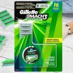 Carga para Aparelho de Barbear Gillette Mach3 Sensitive – 16 unidades