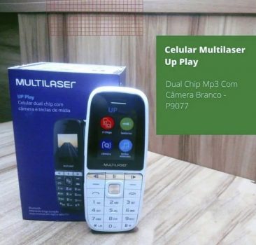 Celular Up Play Dual Chip Mp3 Com Câmera Branco - Multilaser - P9077