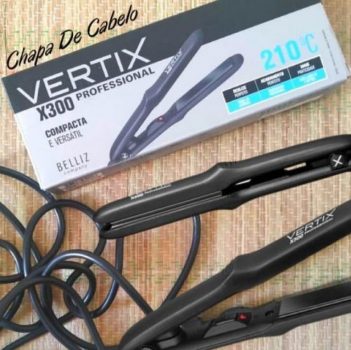 Chapa De Cabelo Profissional Vertix X300 Bivolt, Vertix, Preto