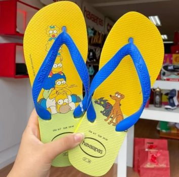 Chinelo Simpsons, Havaianas, Adulto Unissex