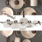 Conjunto De Panelas Ceramic Life Smart Plus 6 Peças Brinox 4791102