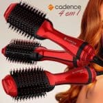 Escova Secadora Cerâmica Cadence Diva 4 Em 1 Esc704 110v
