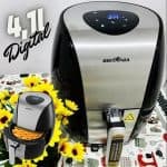 Fritadeira Air Fry Britânia Digital Inox BFR20PI 4,1L - Preto