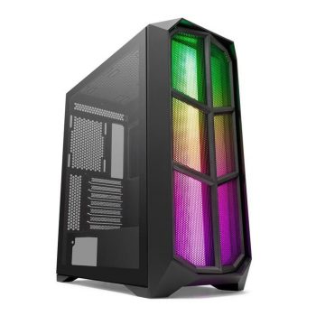 Gabinete Gamer Pichau Astro Lateral Vidro Preto, Pg-Atr-Bl01