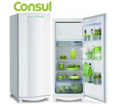 Geladeira Consul CRA30FB Degelo Seco com Gavetão Hortifruti Branca - 261 litros