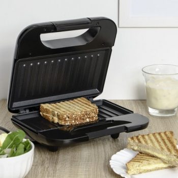 Grill e Sanduicheira Fun Kitchen 750w Preta - 127v