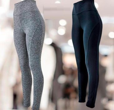 KIT 2 Leggings Montaria Suplex Cós Alto