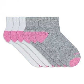 Kit 6 Meias Sapatilha Algodão, Mash, Feminino