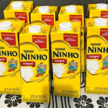 Kit Leite Integral UHT Ninho 1L 6 Unidades