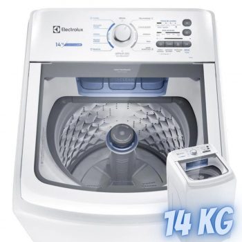 Lavadora de Roupas Electrolux Essential Care - 14Kg Cesto Inox 11 Programas de Lavagem Branca