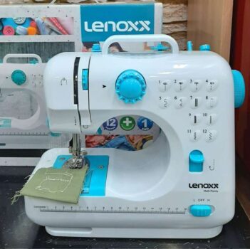 Máquina de Costura Portátil Multi Points Lenoxx Branco