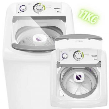 Lavadora de Roupas Consul 11kg Branca 127V CWH11BB