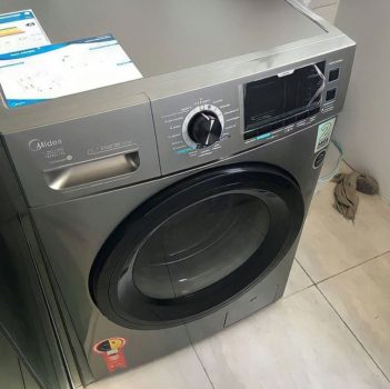 Máquina de Lavar Storm Wash 11Kg Midea LFA11X1 Inverter Grafite 127V