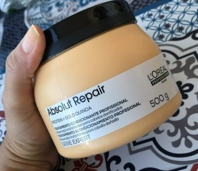 Máscara de Tratamento Reparadora Absolut Repair Gold Quinoa Serie Expert 500G, L´Oreal Professionnel Paris
