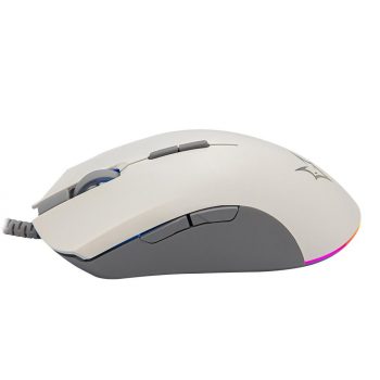Mouse Gamer Husky Gaming Frost, Branco, 12000 DPI, 7 Botões, RGB - HGMH006