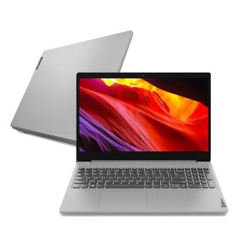 Notebook Lenovo Ultrafino Ideapad 3i I3-10110u 4gb 128gb Ssd Linux 15.6 82bss00000 Prata