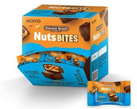 Nutsbites Pasta Amendom e Choc. ao Leite Display