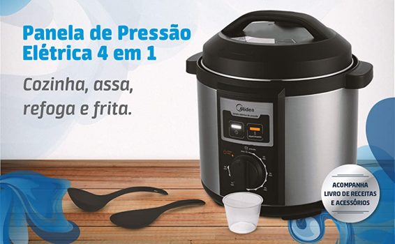 Panela De Pressão Elétrica 6L 127V PPB71- Midea