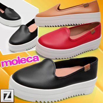 Slip On Moleca Tratorado Feminino