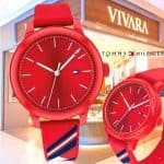 Relógio Tommy Hilfiger Feminino Vermelho Borracha 1782233