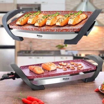 Grill Large Stone Philco Pgr03p 127v