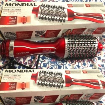 Escova Secadora Mondial Silver Red ES-07 127v