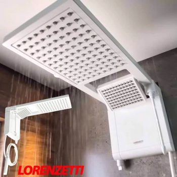 Chuveiro Eletrônico Acqua Duo Ultra 220V 7800W Branco Lorenzetti