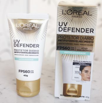 Protetor Solar Facial L'Oréal Paris UV Defender Antioleosidade FPS 60, 40g, Incolor