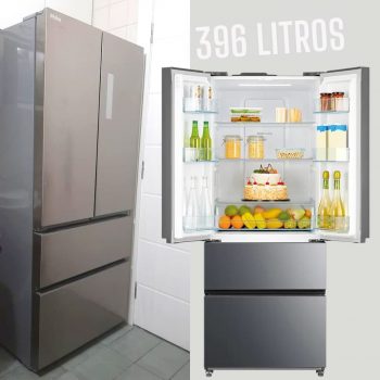 Refrigerador Philco French Door PRF406I com Tecnologia Smart Cooling Inox – 396 Litros