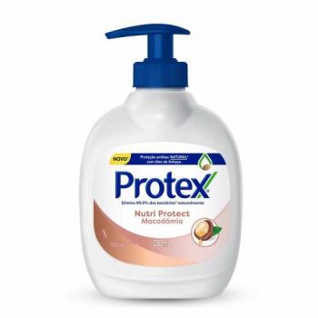 2 Un. Sabonete Líquido Para As Mãos Nutri Protect Macadâmia, Protex, 250Ml