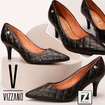 Scarpin Vizzano Matelassê Salto Médio