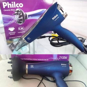 Secador De Cabelos Chrome Blue Psc08aze 127v