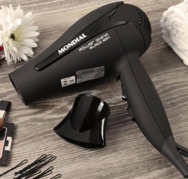Secador de Cabelos Mondial Power Shine Black SC-13 2000W - Preto