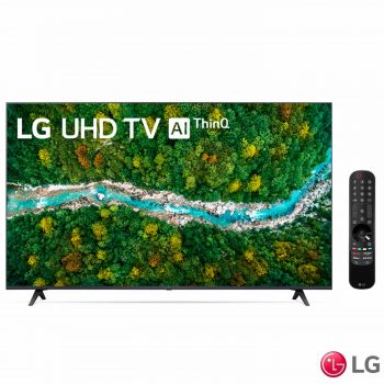 Smart TV LG 55" 4K Inteligência Artificial, Smart Magic, Google Alexa e Wi-fi - 55UP7750PSB