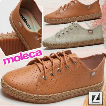 Tênis Moleca Com Perfuros Tratorado Feminino