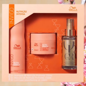 Wella Professionals Invigo Nutri Enrich Kit - Shampoo + Máscara + Óleo Capilar