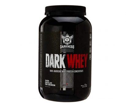 Dark Whey 100% Chocolate com Amendoim, 2Kg, Darkness