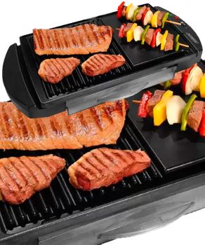 Grill e Chapa Cotherm 1400W - com Bandeja Coletora e Dispensa Uso de Óleo