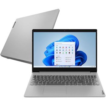 Notebook Lenovo Ultrafino Ideapad 3i I5-10210U 8GB 256GB SSD Tela 15.6" Windows 11 - Prata