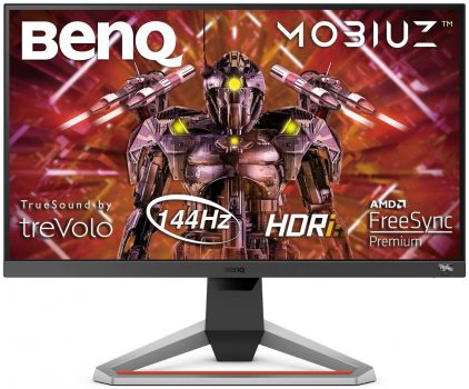 Monitor Gamer BenQ MOBIUZ EX2510 com 24.5", Painel IPS, 144Hz, FreeSync Premium, HDRi, Color Vibrance, Black eQualizer, Light Tuner, Eye Care, Grafite Fosco