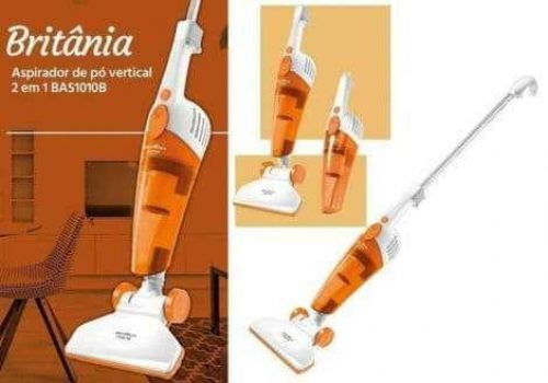 Aspirador de Pó Britânia 2 em 1 BAS1010B Branco com Tecnologia Ciclone - 1250W - 220V