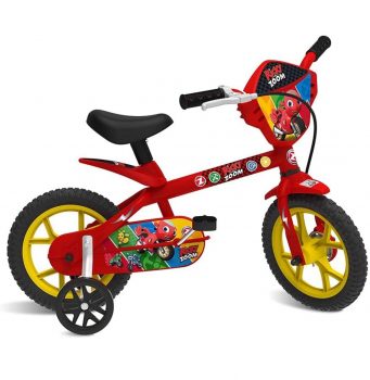 Bicicleta Aro 12" Ricky Zoom, Bandeirante, Vermelho